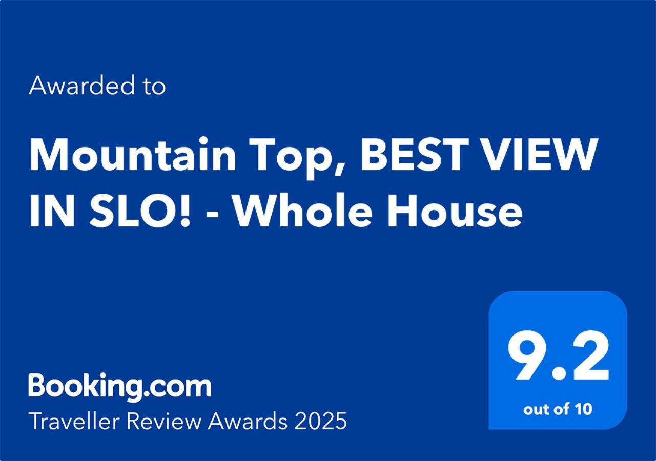 Mountain Top Getaway, Best View In Slo! - Whole House San Luis Obispo Exterior foto